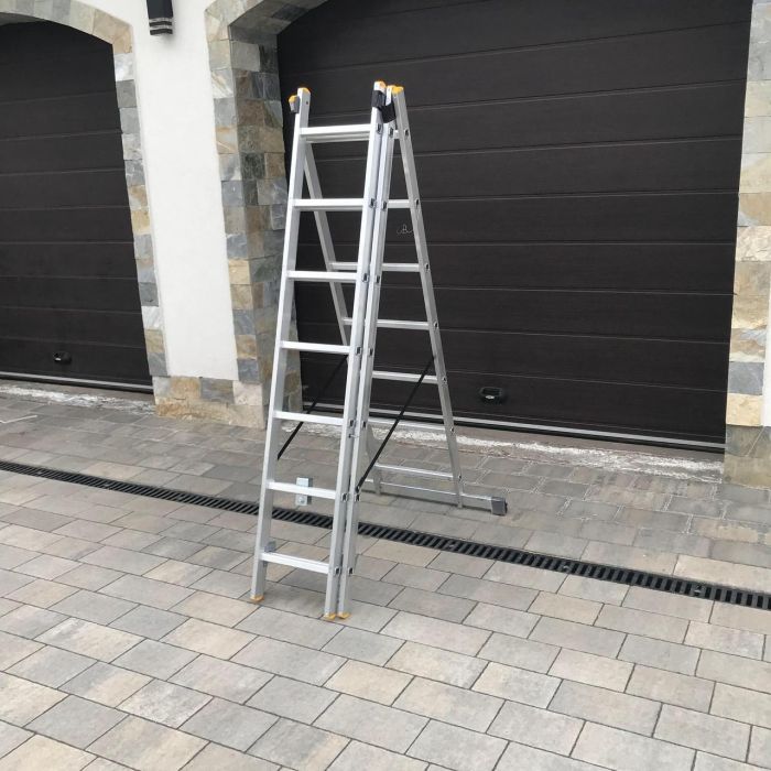 Лестница 3-секционная универсальная Drabest PRO 3х7