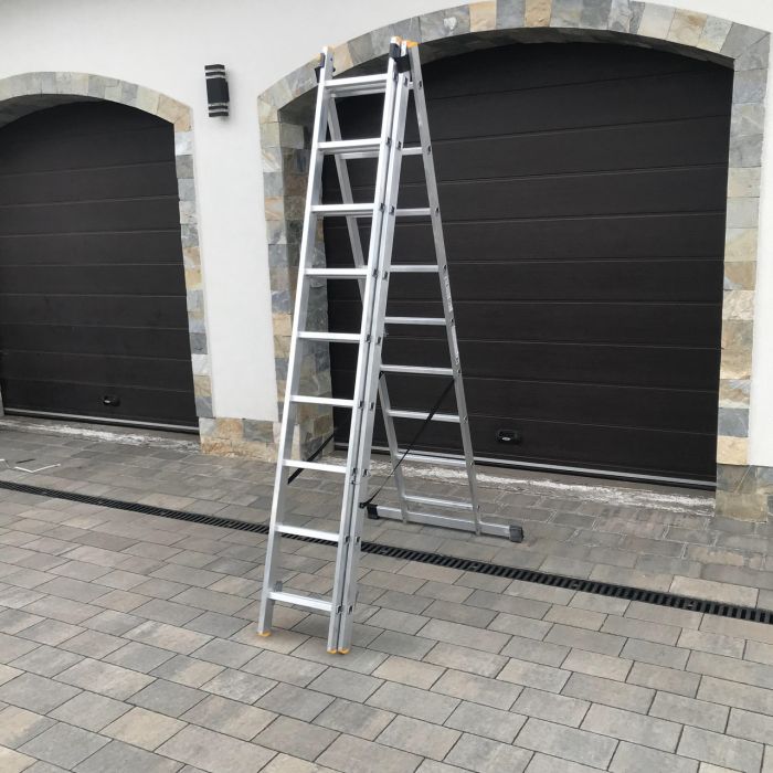 Лестница 3-секционная универсальная Drabest PRO 3х9