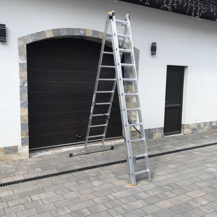 Лестница 3-секционная универсальная Drabest PRO 3х11