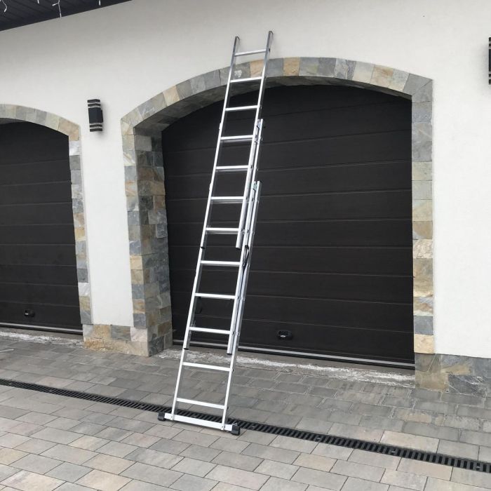 Лестница 3-секционная универсальная Drabest BASIC 3х7