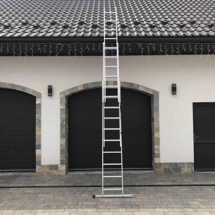 Лестница 3-секционная универсальная Drabest BASIC 3х10