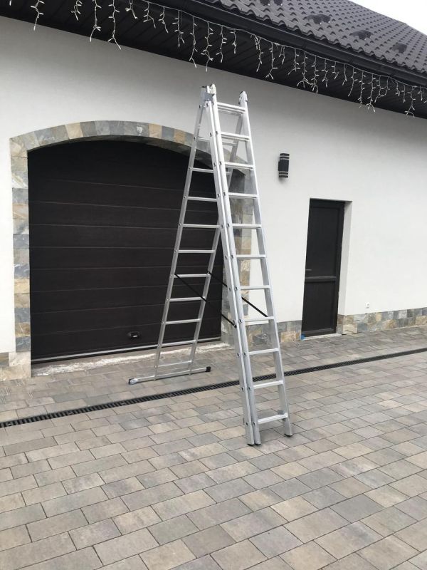 Лестница 3-секционная универсальная Drabest BASIC 3х11