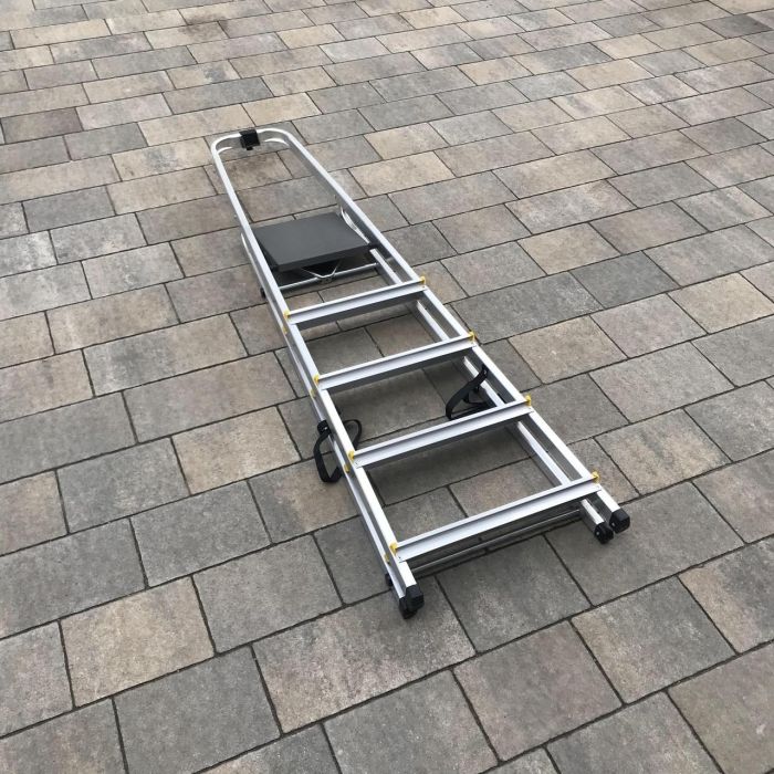 Односторонняя алюминиевая лестница Drabest PRO 5-ступенчатая 150 кг