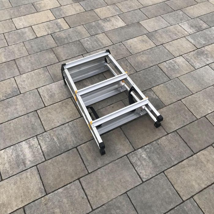 Двухсторонняя алюминиевая лестница Drabest PRO 2х3 150 кг