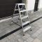 Двухсторонняя алюминиевая лестница Drabest PRO 2х5 150 кг