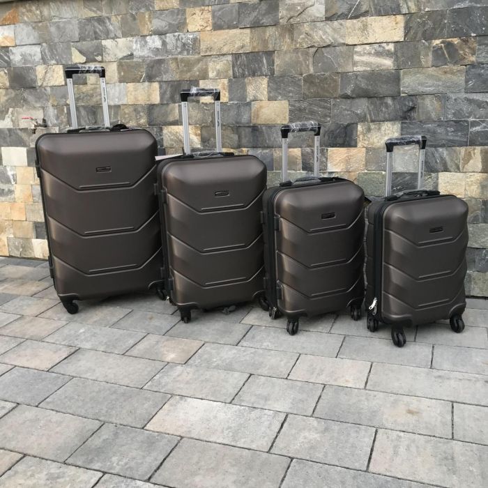 Чемодан дорожный большой Wings 147 L Коричневый