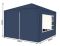 Садовый павильон Malatec 3х3 м 4 стенки Синий
