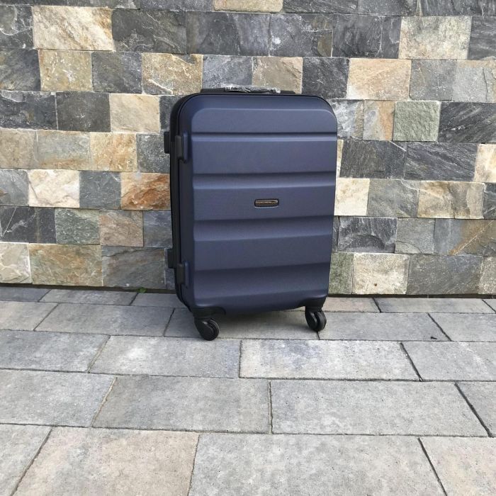 Валіза дорожня мала Wings AT01 S Темно-синій