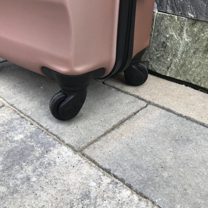 Валіза дорожня мала Wings AT01 S Рожеве золото