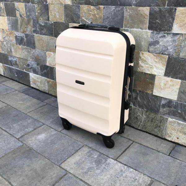 Валіза дорожня мала Wings AT01 S Ванільний