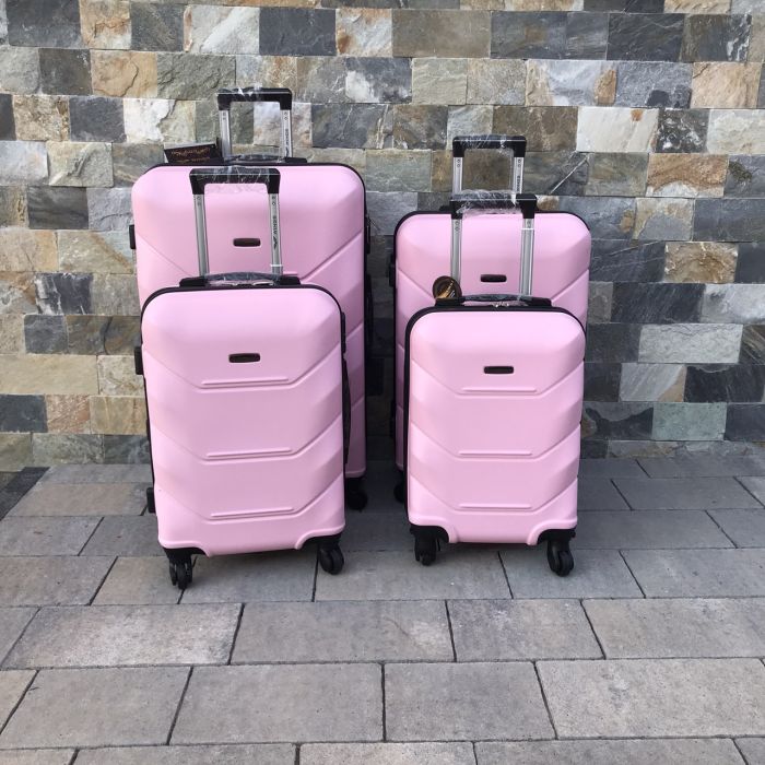 Валіза дорожня велика Wings 147 L Рожевий