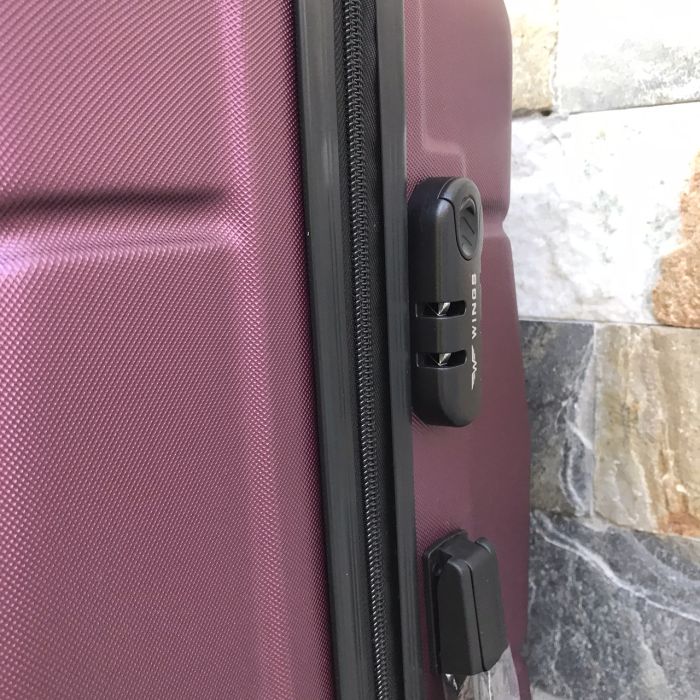 Валіза дорожня велика Wings 147 L Бордовий