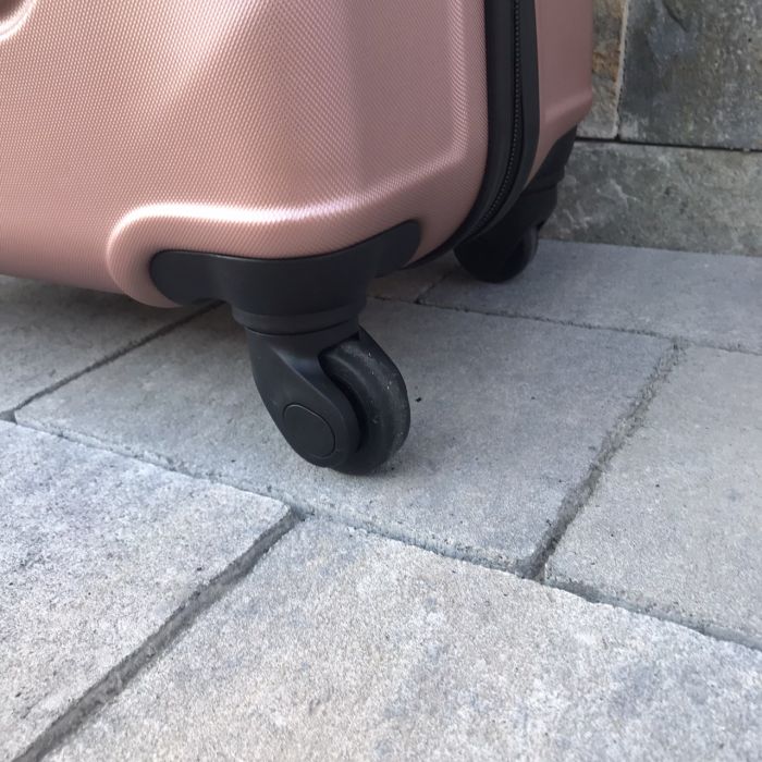 Валіза дорожня середня Wings 147 M Рожеве золото
