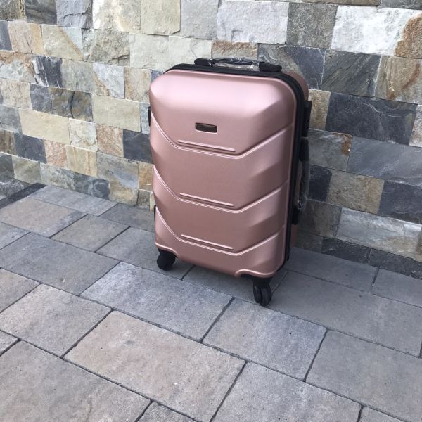 Валіза дорожня мала Wings 147 S Рожеве золото
