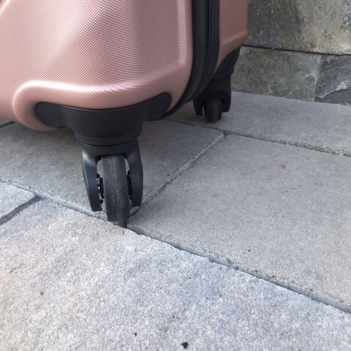 Валіза дорожня мала Wings 147 S Рожеве золото