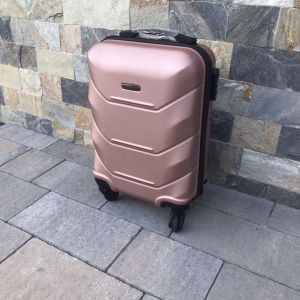 Валіза дорожня міні (ручна поклажа) Wings 147 XS Рожеве золото