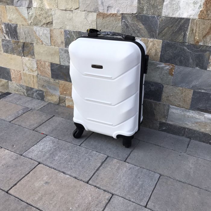 Чемодан дорожный мини (ручная кладь) Wings 147 XS Кремовый