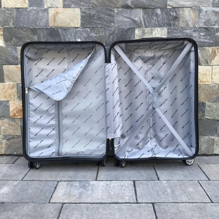 Валіза дорожня велика з поліпропілену Wings DQ181-03 L  Бордовий