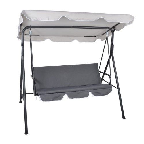 Садовые качели OLER VIP 170 см 3-х местная Графитовый