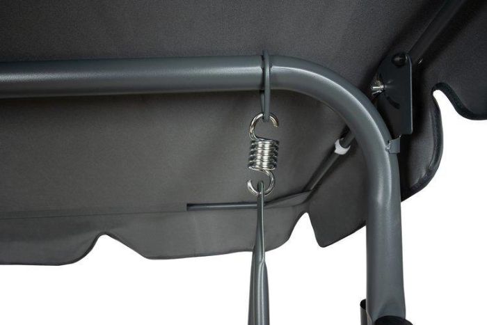 Садовые качели MALATEC 170 см 3-х местная Серый