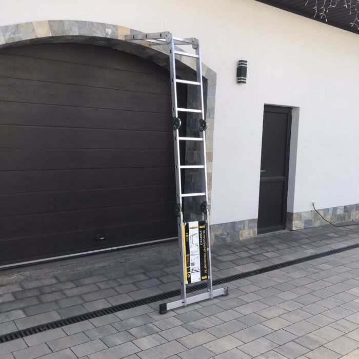 Лестница-трансформер DRABEST PRO 4х3 с платформой