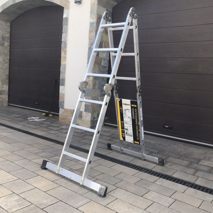 Лестница-трансформер DRABEST PRO 4х3 с платформой