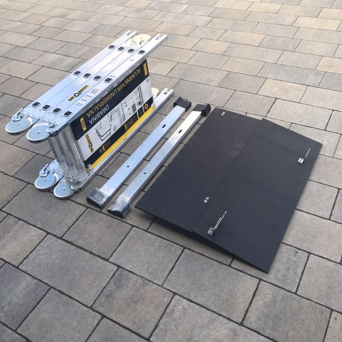 Лестница-трансформер DRABEST PRO 4х3 с платформой