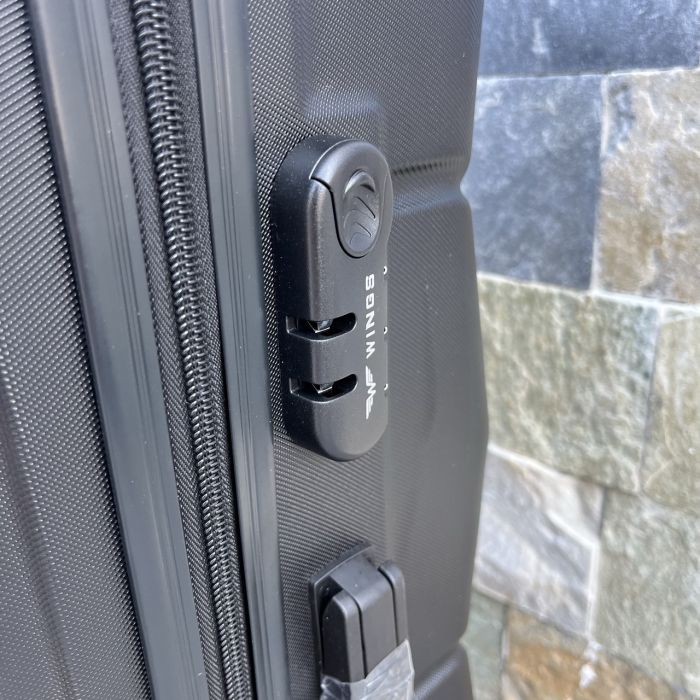 Валіза дорожня велика Wings 147 L Чорний