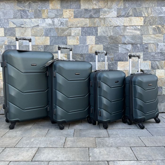 Чемодан дорожный мини (ручная кладь) Wings 147 XS Зеленый