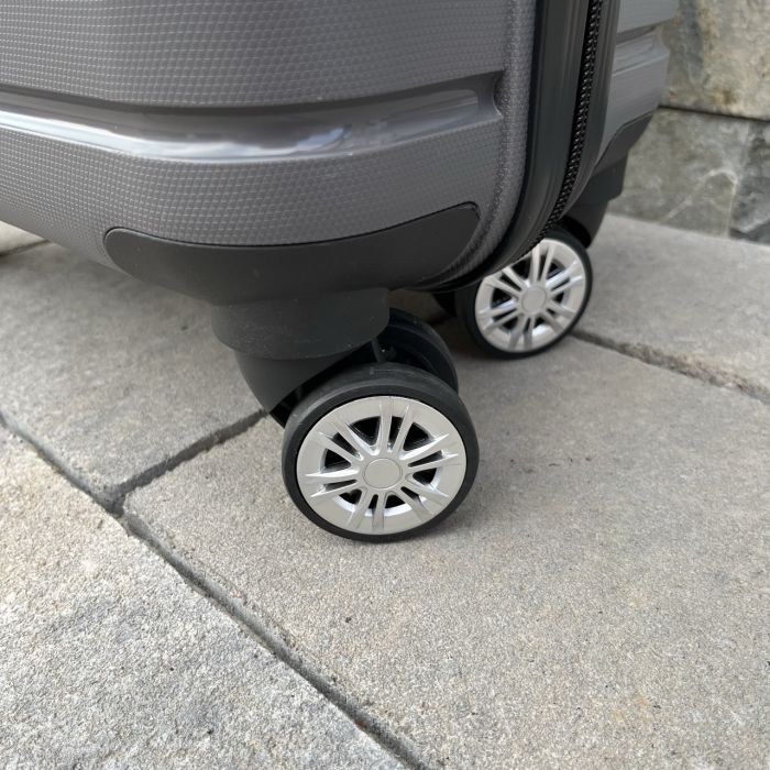 Валіза дорожня мала з поліпропілену Wings DQ181-03 S Графітовий