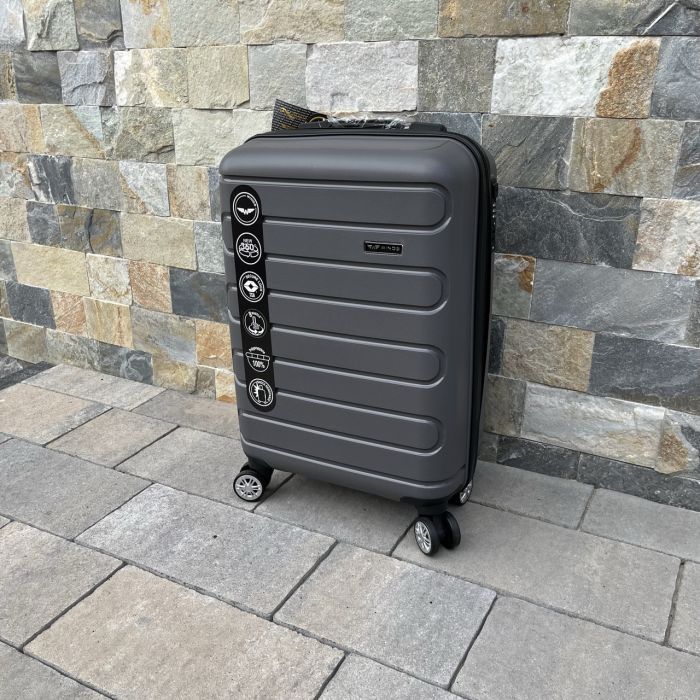 Валіза дорожня мала з поліпропілену Wings DQ181-03 S Графітовий