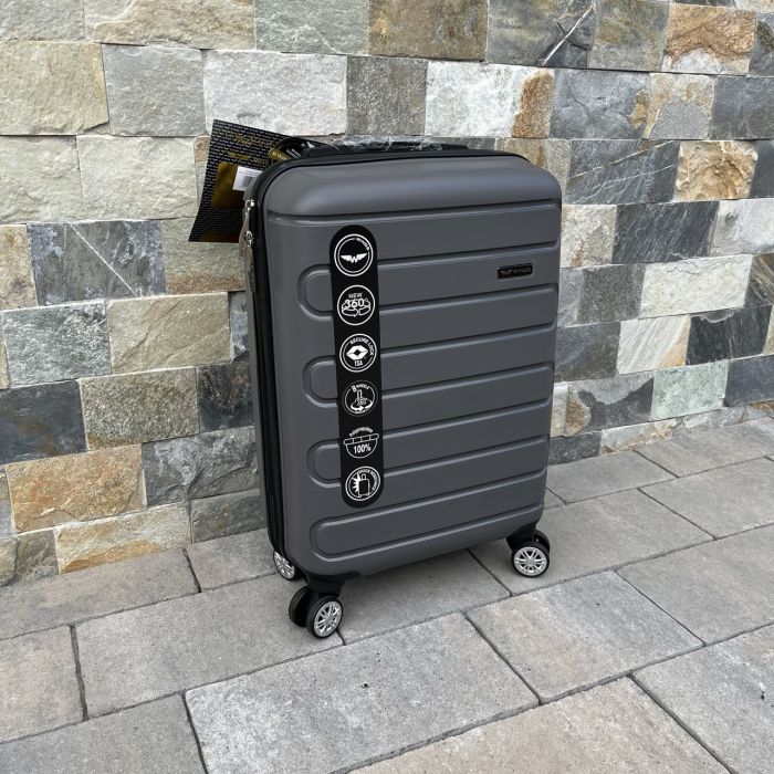 Валіза дорожня мала з поліпропілену Wings DQ181-03 S Графітовий