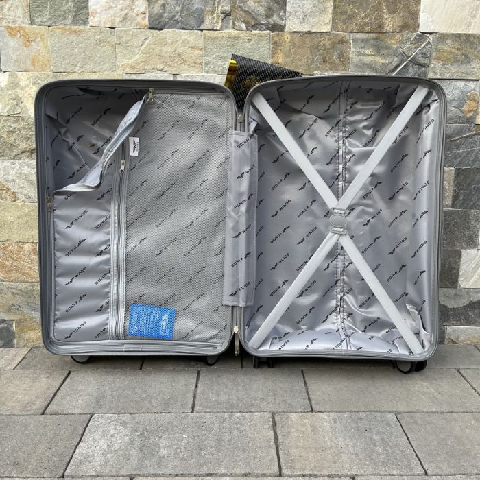 Валіза дорожня середня з поліпропілену Wings DQ181-05 M Персиковий