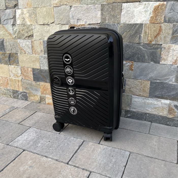 Валіза дорожня мала з поліпропілену Wings DQ181-04 S Чорний