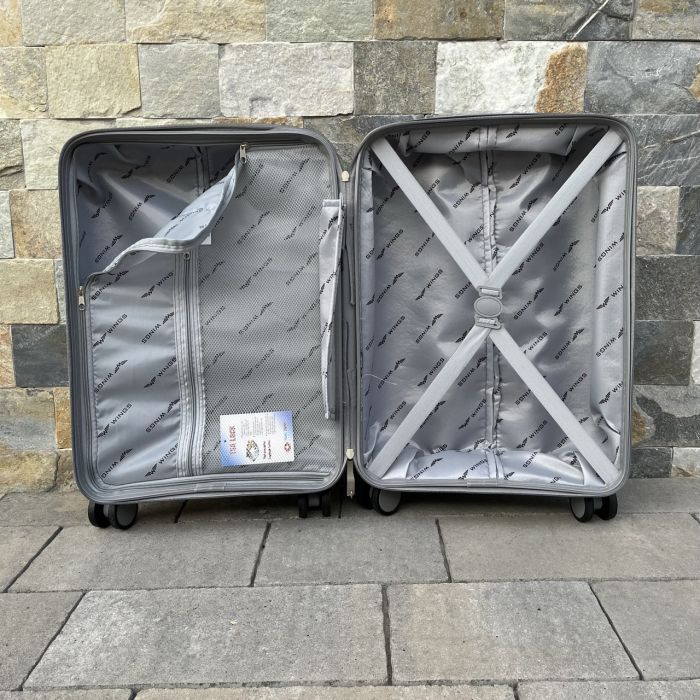 Валіза дорожня мала з поліпропілену Wings DQ181-04 S Чорний