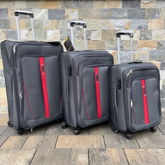 Валіза тканинна велика Wings 1706 L Графітовий