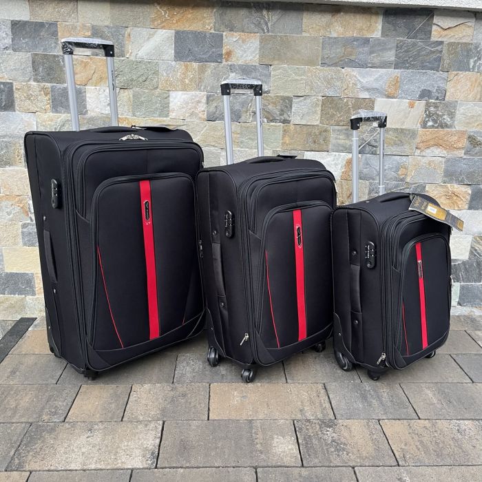 Валіза тканинна мала Wings 1706 S Чорний