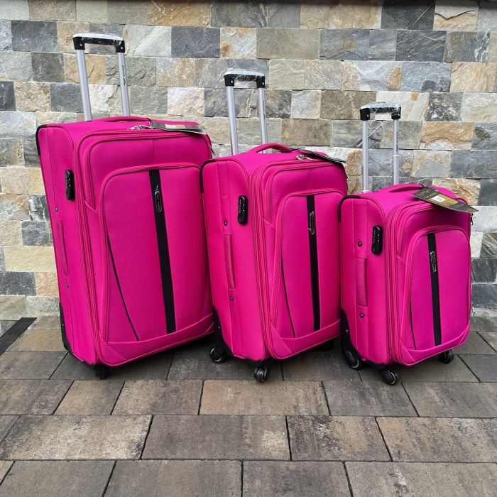 Валіза тканинна мала Wings 1706 S Рожевий