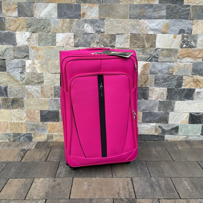 Валіза тканинна велика Wings 1706 L Рожевий