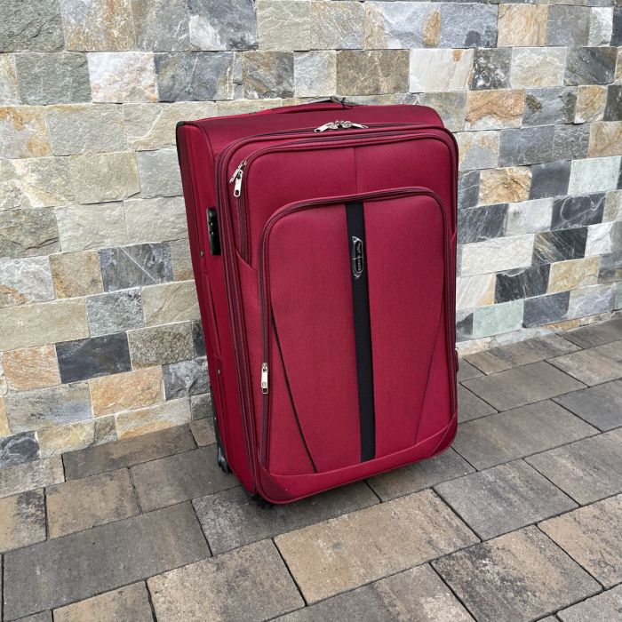 Валіза тканинна велика Wings 1706 L Бордовий