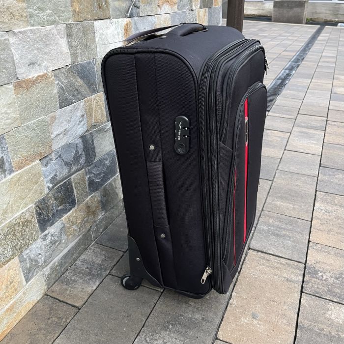 Валіза тканинна середня Wings 1706 M Чорний