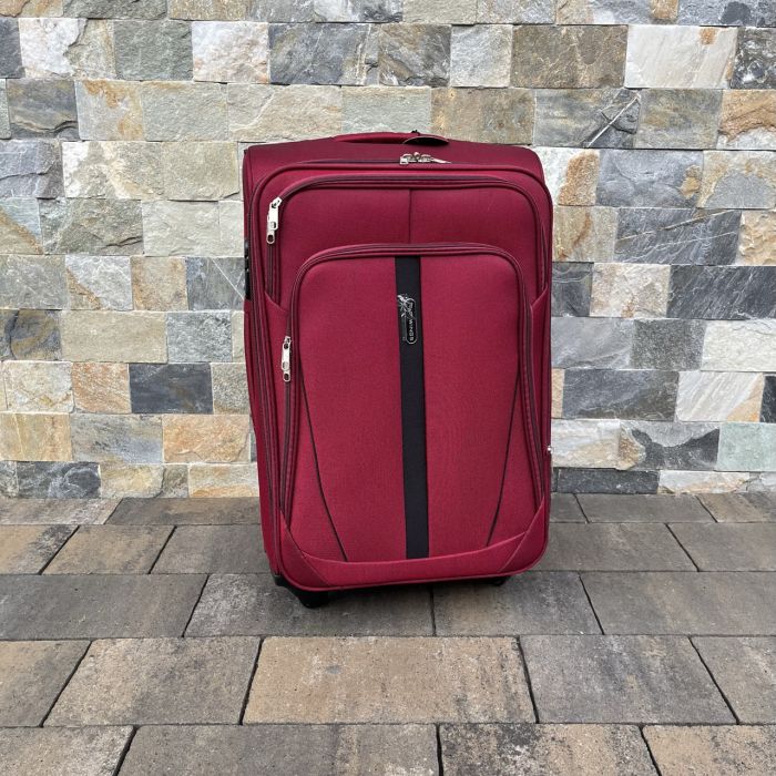 Валіза тканинна середня Wings 1706 M Бордовий