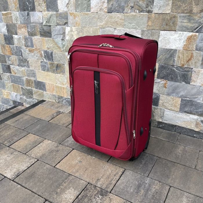 Валіза тканинна середня Wings 1706 M Бордовий