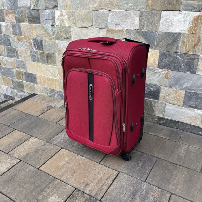 Валіза тканинна мала Wings 1706 S Бордовий