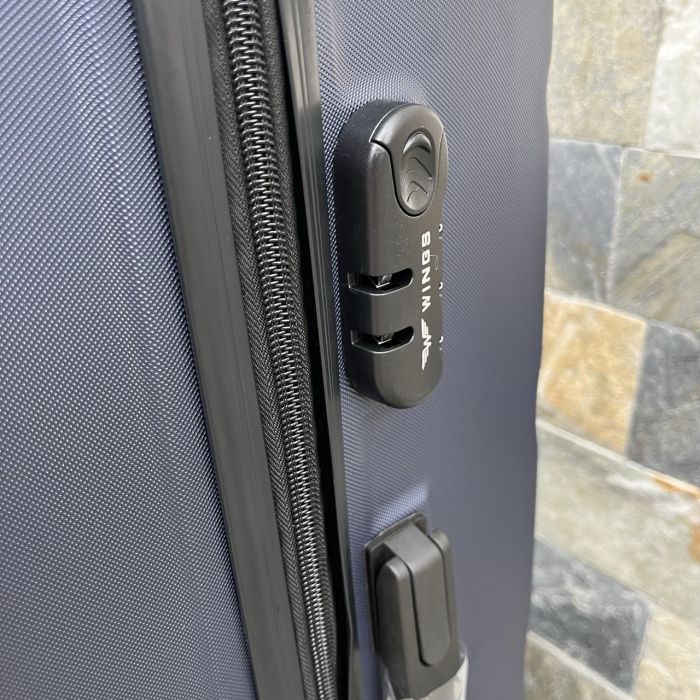 Валіза дорожня велика Wings AT01 L Темно-синій