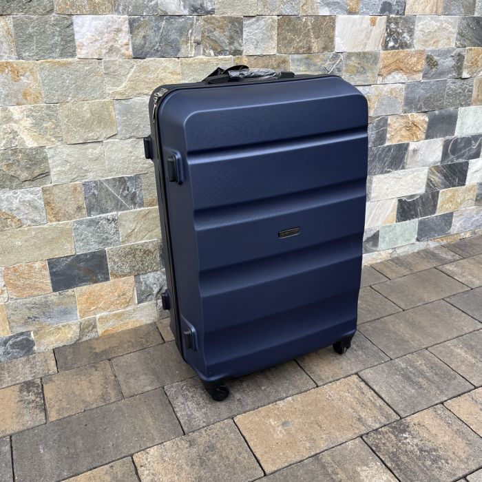Чемодан дорожный большой Wings AT01 L Темно-синий