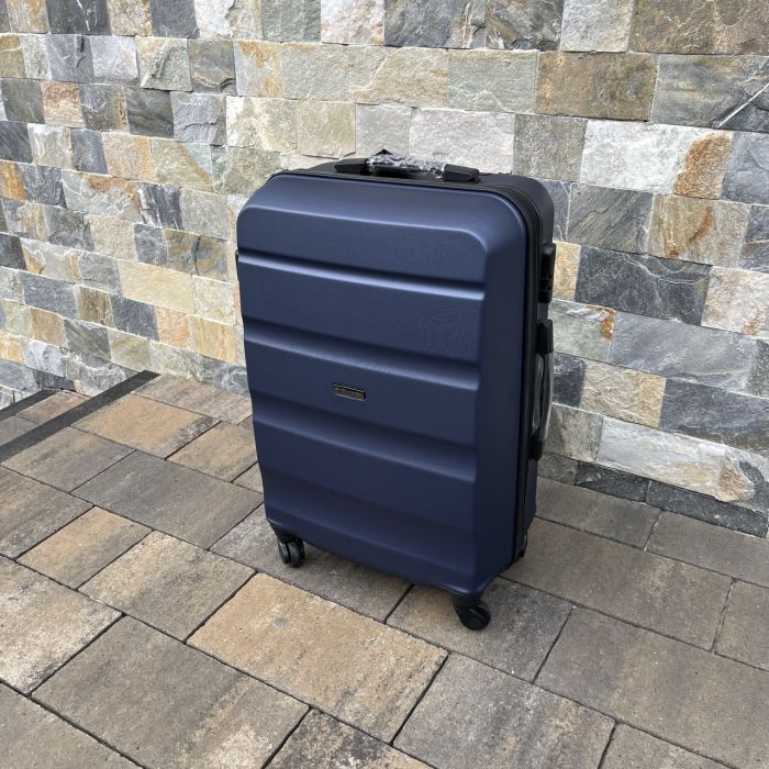 Валіза дорожня середня Wings AT01 M Темно-синій