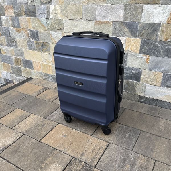Валіза дорожня мала Wings AT01 S Темно-синій