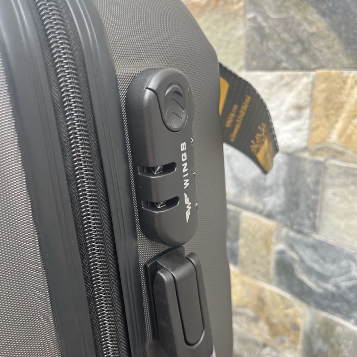 Чемодан дорожный малый Wings AT01 S Графитовый