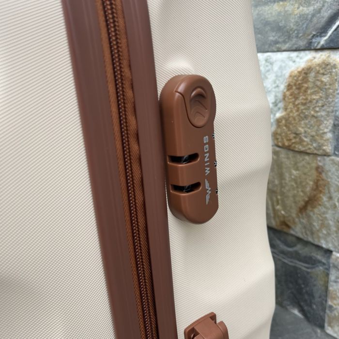 Валіза дорожня велика Wings 402 L Ванільний